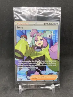 Iono SVP124 Premium Tournament Collection Promo Pack Sealed Pokemon TCG Card - Image 1