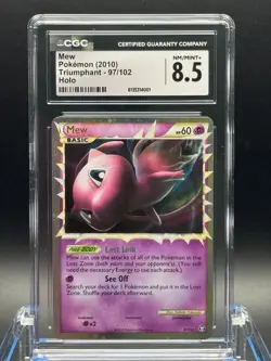 CGC 8.5 NM/MINT+ ✨ - Mew Prime #97 Triumphant Holo - 2010 Pokemon - Image 1