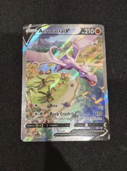 Pokemon Aerodactyl V 180/196 Lost Origin 2022 Ultra Rare NM - Image 1