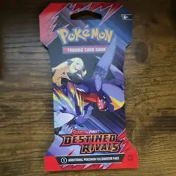 Pokemon Scarlet & Violet Destined Rivals Booster Pack Cynthia Garchomp English - Image 1