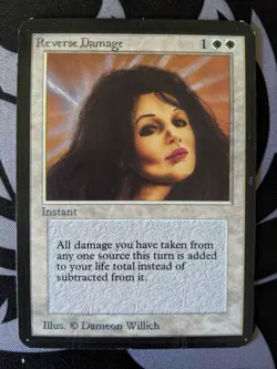 Reverse Damage ~ Alpha [Slightly Played][Magic MTG] - Image 1