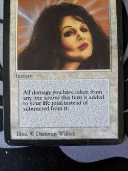 Reverse Damage ~ Alpha [Slightly Played][Magic MTG] - Image 3