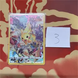 Pokemon TCG Pikachu Secret Rare Holo Full Art 160/159 Crown Zenith 70 HP - Image 1