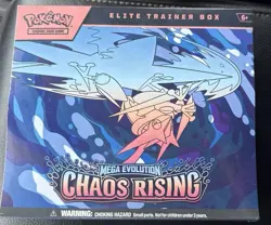 Pokemon Chaos Rising Elite Trainer Box ETB New Factory Sealed Mega evolution - Image 1