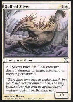 Quilled Sliver - Light Play MTG Time Spiral - Image 1