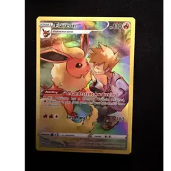 Pokemon Flareon Ultra Rare Holo Swsh09 Brilliant Stars TG TG01/TG30 Eng 110 - Image 1