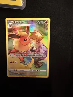 Pokemon Flareon Ultra Rare Holo Swsh09 Brilliant Stars TG TG01/TG30 Eng 110 - Image 2