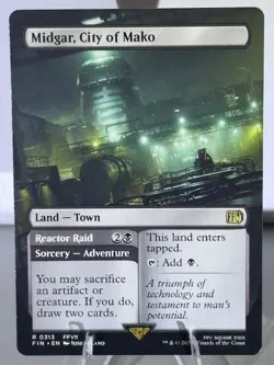 Midgar, City of Mako (Borderless) Final Fantasy Regular FIN 313 FF MTG - Image 1