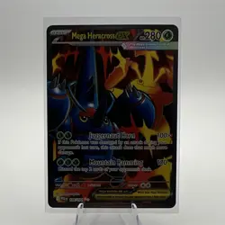 Pokemon Mega Heracross EX Holo Ultra Rare 280 HP 108/094 Me02 - Image 1