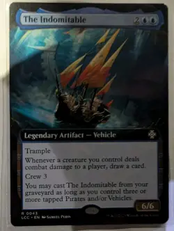 The Indomitable (Extended Art) Commander: the Lost Caverns of Ixalan - MTG RARE - Image 1