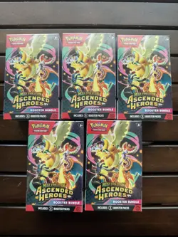 Pokemon Ascended Heroes Booster Bundle x5 - Brand New & Sealed IN HAND - Image 1