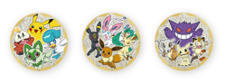 Pokemon TCG: Gemstone Gem Pack Badge Set Display (Chinese) - Image 5
