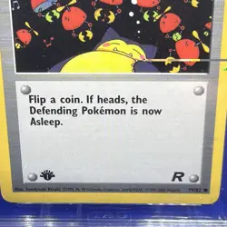 2000 Pokemon 1st Edition Trainer Sleep Team Rocket 🚀 TAG 8.5 - Image 2