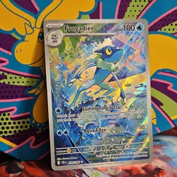 🔥🔥🔥 Pokemon Chaos Rising Frogadier 089/086 Secret Rare Full Art Holo 🔥🔥🔥 - Image 2