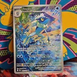 🔥🔥🔥 Pokemon Chaos Rising Frogadier 089/086 Secret Rare Full Art Holo 🔥🔥🔥 - Image 3