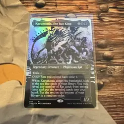 MTG Karumonix, the Rat King (Showcase) Phyrexia: All Will Be One Foil #307 - Image 2