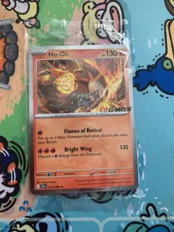 Pokemon TCG Ho-Oh EB Games Stamped Promo 010/086 Chaos Rising Preorder (SEALED!) - Image 1