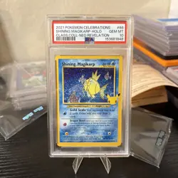 2021 Pokemon Celebrations Classic Collection Shining Magikarp Holo PSA 10 - Image 1