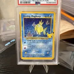 2021 Pokemon Celebrations Classic Collection Shining Magikarp Holo PSA 10 - Image 2