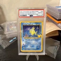 2021 Pokemon Celebrations Classic Collection Shining Magikarp Holo PSA 10 - Image 4