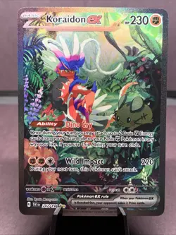 Pokemon TCG Koraidon Ex 247/198 Scarlet Violet Special Illustration Rare NM - Image 1