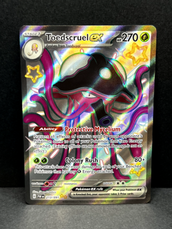 Toedscruel ex 213/091 - Paldean Fates - Pokemon Shiny Ultra Rare - Full Art NM - Image 1