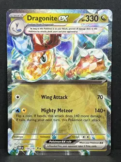 Dragonite ex 159/197 Sv03: Obsidian Flames Holo Pokemon TCG - NM - Image 1