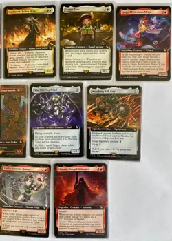 MTG FF FIC Extended Art - Cloud Sephiroth Kefka Gogo Tataru Yuffie Locke Vincent - Image 3