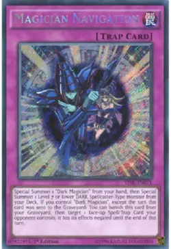 YUGIOH Magician Navigation - TDIL-EN071 - Secret Rare 1st Edition NM - Image 1