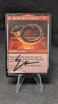 Birgi, God of Storytelling-MTG Magic the Gathering Kaldheim-Signed by Artist [B] - Image 2