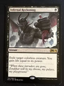 1x Infernal Reckoning (102) Core Set 2019 MP MTG Magic the Gathering x1 MKE - Image 1
