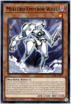 Yu-Gi-Oh! - Meklord Emperor Wisel - VASM-EN049 - Rare - 1st Ed - NM/M - Image 1
