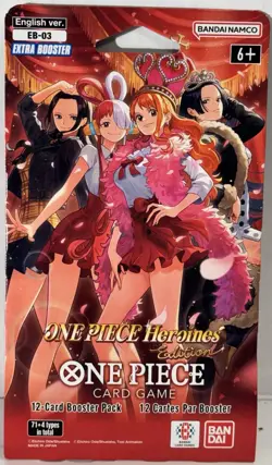 One Piece EB-03 Heroines Edition Sealed Booster Pack Lot x4 English - Image 2