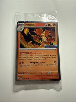 Delphox 013/086 Stamped Promo SEALED Chaos Rising Pokemon Card - Image 1
