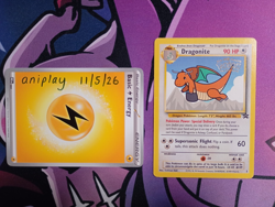Dragonite #5 Pokemon The First Movie Promo LP Vintage Card - Pokemon TCG - Image 1