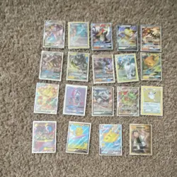 Pokemon TCG 19-Card Promo Holo Lot Surfing Pikachu V & Flying Pikachu VMAX 2021 - Image 1