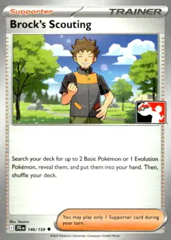 Brock's Scouting 146/159 Uncommon Prize Pack Series Cards Pokemon Near Mint - Image 1