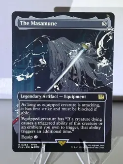 The Masamune Borderless Regular - Final Fantasy MTG-NM - Image 1