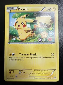 Pikachu 27/111 Furious Fists Non-Holo Pokemon Card - Image 1