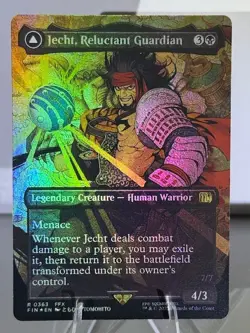 MTG English Jecht, Reluctant Guardian (Borderless) NM Foil - Image 1
