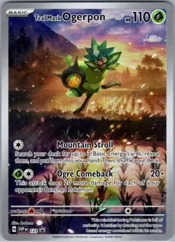 Teal Mask Ogerpon 123 Promo SV: Scarlet & Violet Promo Cards NM - Image 1