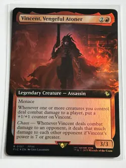 Vincent Vengeful Atoner 157 MTG Final Fantasy Commander 2025 Near Mint Foil Rare - Image 2