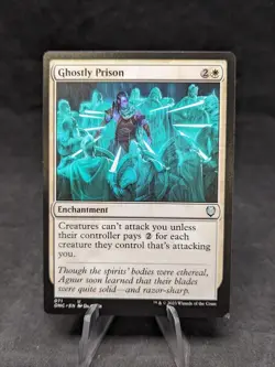 Ghostly Prison - (71) - MTG - Commander: Phyrexia: All Will Be One - MISCUT - NM - Image 1