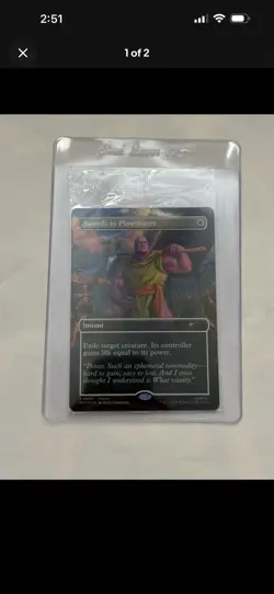 THANOS Magic the Gathering PSA Magazine Promo Swords to Plowshares Marvel MTG - Image 1