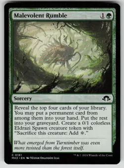 Malevolent Rumble Common Modern Horizons 3 161 MTG Near Mint 2024 - Image 1