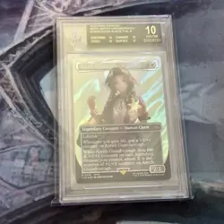 BGS Black Label 10 Aerith Gainsborough Borderless Surge Foil 0519, MTG FFVII - Image 1