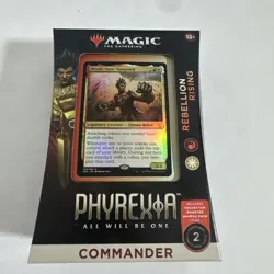 MTG Phyrexia All Will Be One Commander Deck Rebellion Rising Magic the Gathering 195166185514 - Image 1
