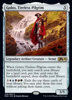 MTG English Golos, Tireless Pilgrim NM Normal Magic 2020 Core Set - Image 1