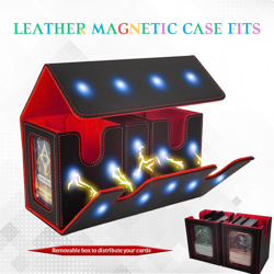 MTG Deck Box, 3-In-1 MTG Commander Deck Storage with Dice Tray, 4 Dividers & 2 C - Image 3