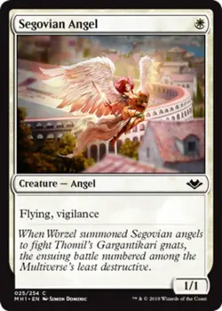 MTG magic cards 1x Segovian Angel - Foil Modern Horizons NM-Mint, English - Image 1